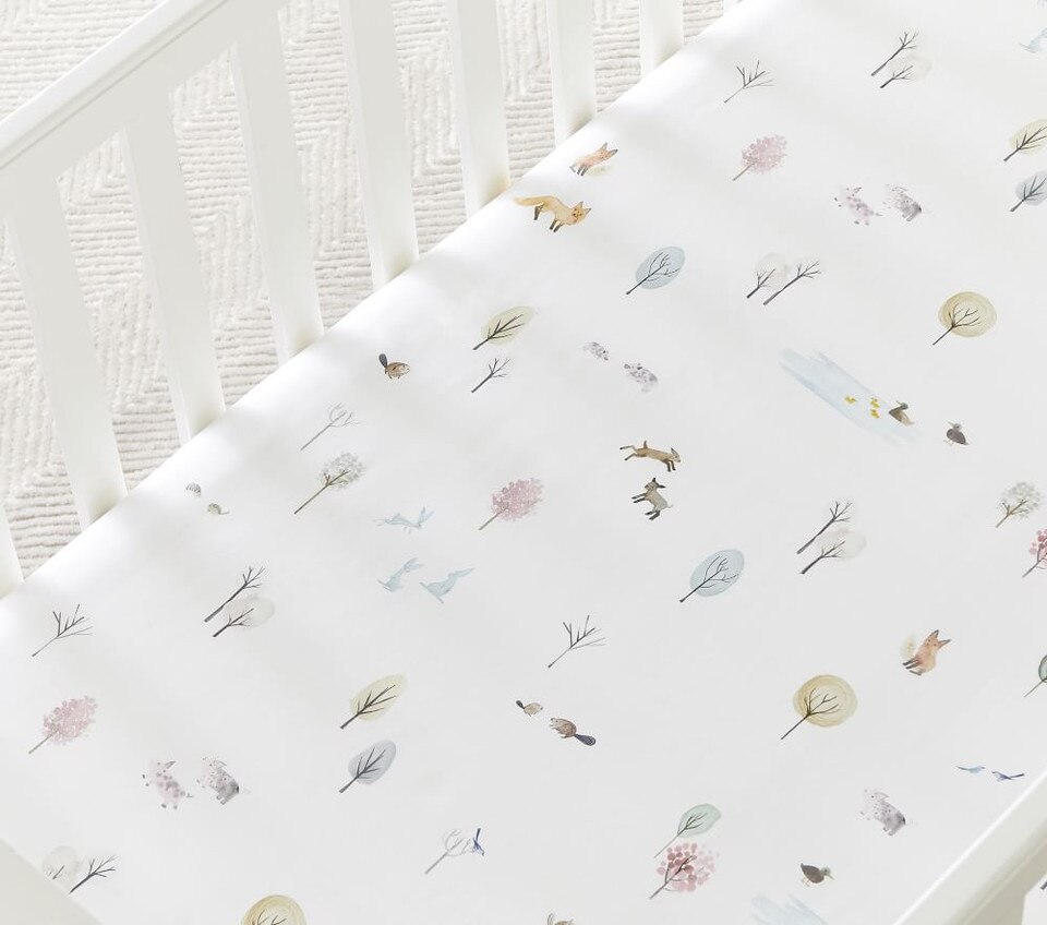 Dakota Cot Fitted Sheet Pottery Barn Kids AU